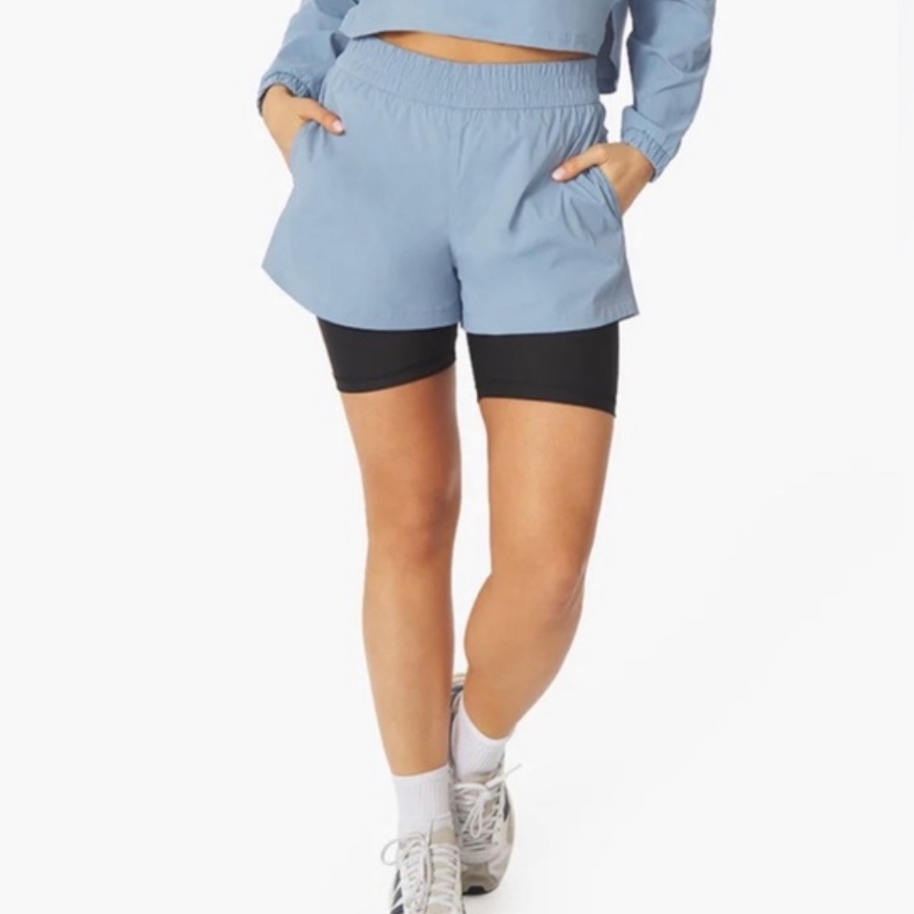 WEWOREWHAT Windbreaker Biker Shorts